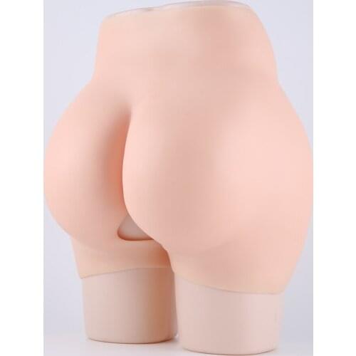 5900g Silicone Buttock Thicken hips by 5cm Underwear Hip Up Crossdressing Fake Vagina for Crossdresser Gay Transgender Shemale