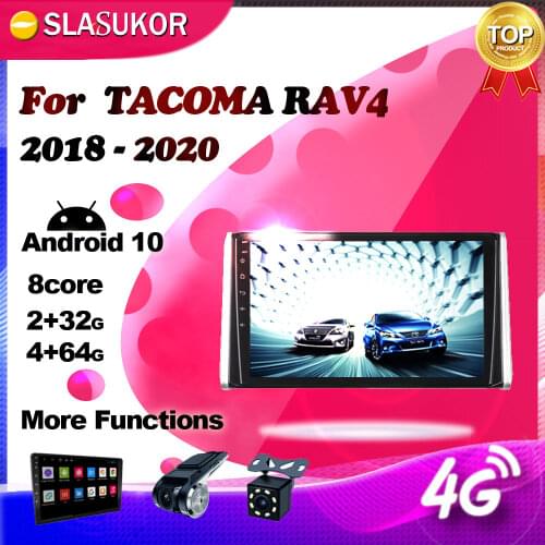 4+64G Android DSP For Toyota RAV4 RAV 4 XA50 2018 2019 2020 Car Radio Multimedia Video Player Navigation GPS No 2 din Player