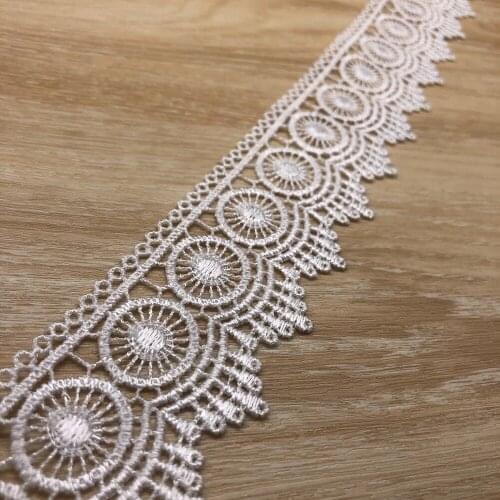 5CM New Arrival White Lace Ribbon DIY Garment Sewing Accessories
