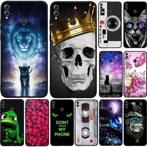C For Honor 10X Lite 8X Max Case For Huawei P smart 2021 Silicon Soft Cover Phone Case For Huawei Mate 40 Pro Plus Bumper Y9A