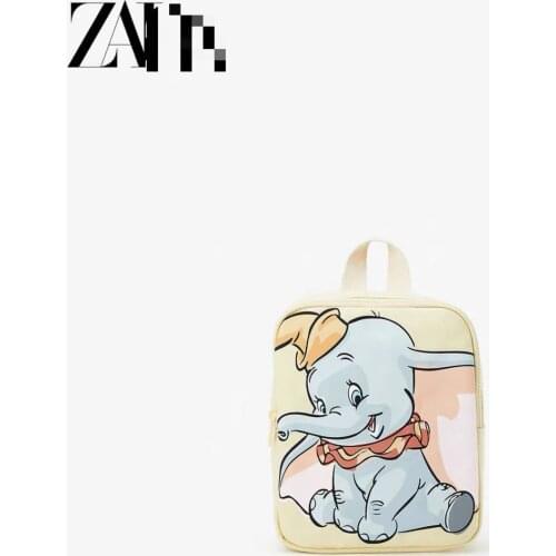 Disney new cartoon childrens backpack spring and summer Mickey Dumbo print backpack