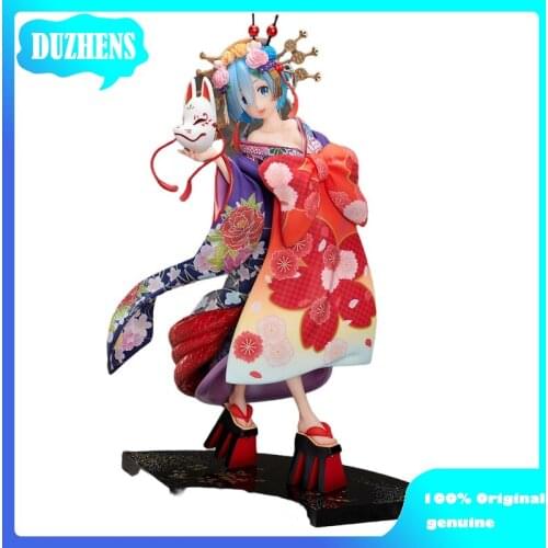 Original genuine Re:Zero kara Hajimeru Isekai Seikatsu RAM OIRAN DOCHU Action Figure Anime Figure Model Toys Figure Doll Gift