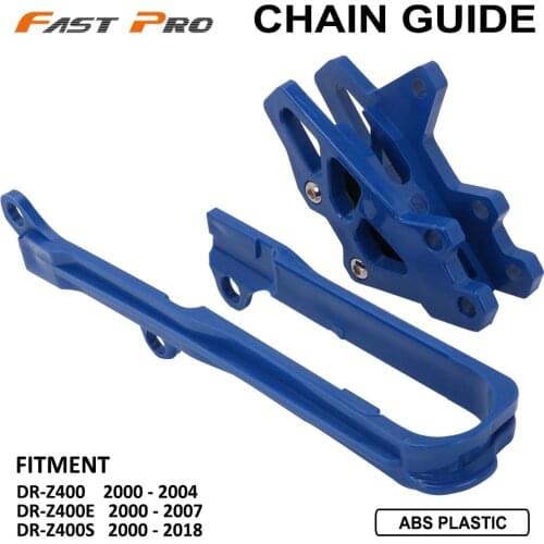 Motorcycle Chain Guard Guide + Swingarm Chain Slider For Suzuki DRZ400 DRZ400E DRZ400S DRZ 400 400E 400S 2000-2017 2001 2002