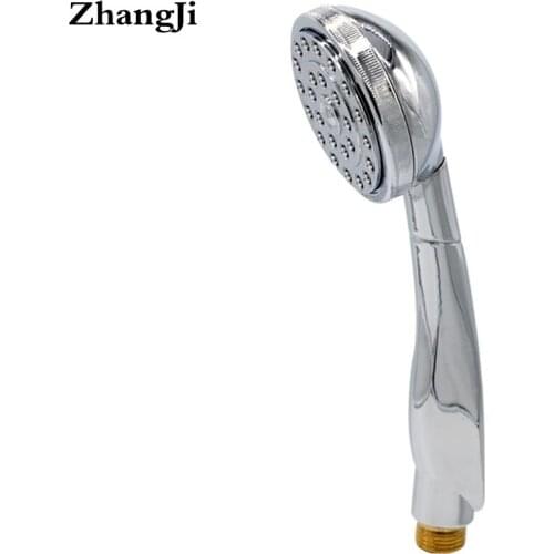 ZHANGJI Top grade rainfall shower head Chrome Handheld Brass Shower Nozzle Water Saving Waterfall Powerful shower head