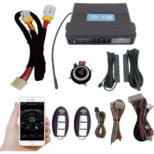 Push button start PKE passive keyless entry Remote Start for Nissan Mobile phone control vehicle 4G all Netcom