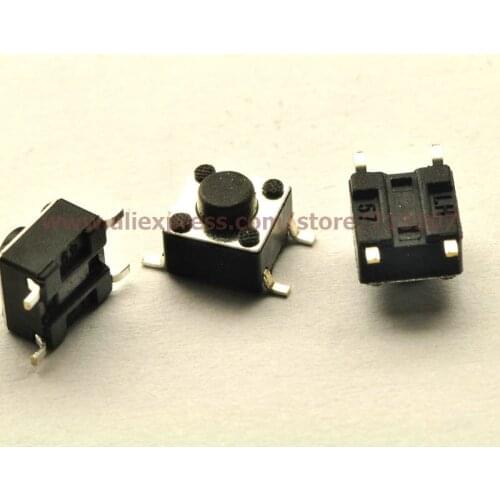 PHISCALE 20pcs 6*6*5/6x6x5MM touch button switch smd 4pin
