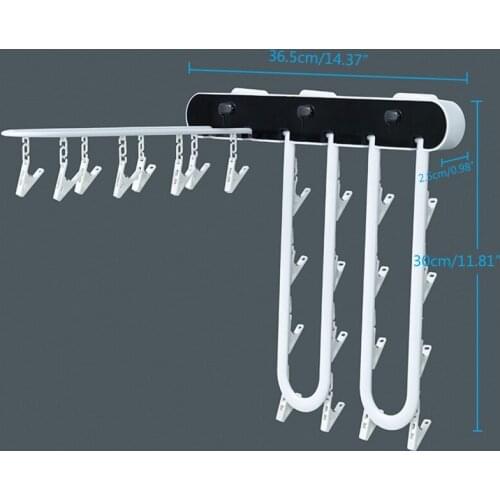 Portable Multi-function Pants Hanger Hanger Clothes Dry Rack Organizer Household 94PF