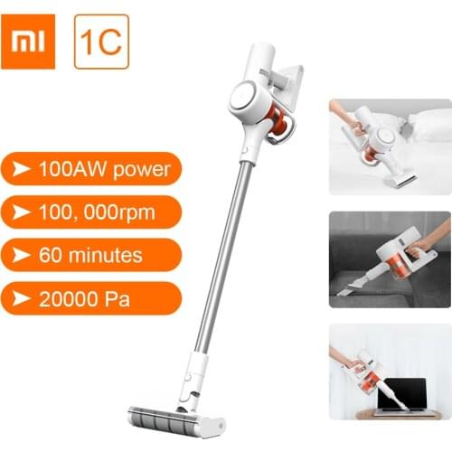 Xiaomi Mi Mijia Handheld Vacuum Cleaner 1C Home Car Household Wireless Sweeping 20000Pa Cyclone Suction Multifunctional Brush