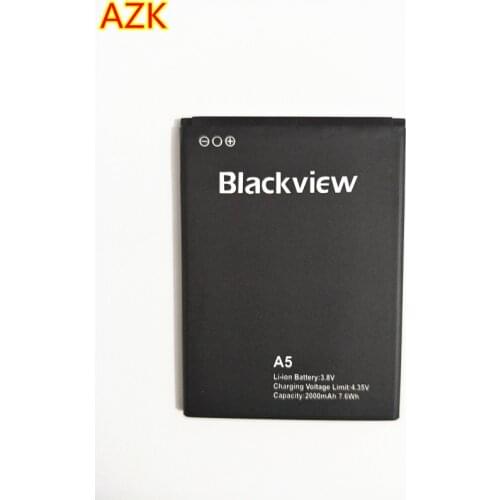 AZK Blackview A5 Battery 2000mAh Back Up Battery Replacement For Blackview A5 Smart Phone Free Shipping-In Stock