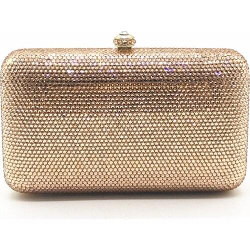 Luxury Full Diamond XIYUANEvening Clutches Bags Ladies Evening Dinner Bag Top Quality Crystals Clutch Womens Evening Party Bags