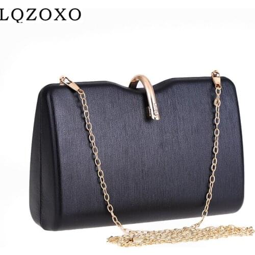 Luxury 2021 women clutch purse shoulder chain female handbags New arrival Pu fashion lady evening bags