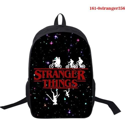 Teenager Mochilas 3d Print Stranger Things Backpack Boy Girl Travel Bag Children School Bags Book Bag Women Fashion Shoulder Bag