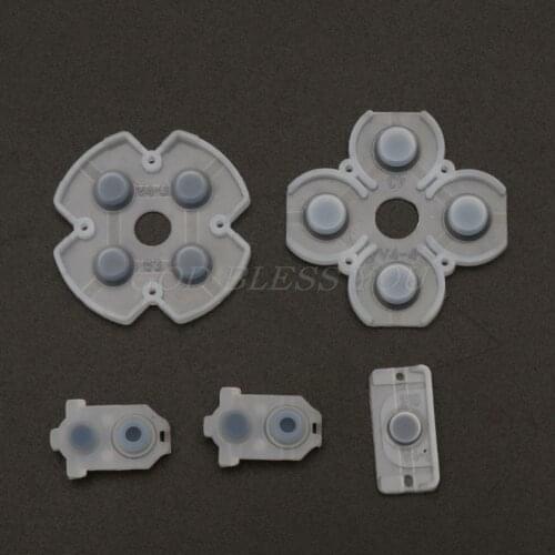 For Playstation 4 PS4 Controller Conductive Silicone Rubber Pads for Dualshock 4 JDS JDM 030 D Pad Buttons Drop Shipping