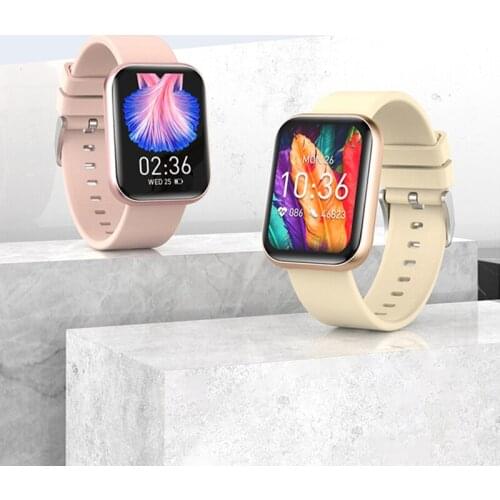 P85 Smartwatch 2021 1.65inch Full Touch Screen Temperature Heart Rate Monitor Call Whatsapp Reminder Sports Fitness Tracker