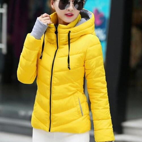 Winter Thick Hooded Winter Parka Coat Basic Jackets Women 2019 Fashion Women Coat Slim Warm Womens Parkas Jacket Female Coat