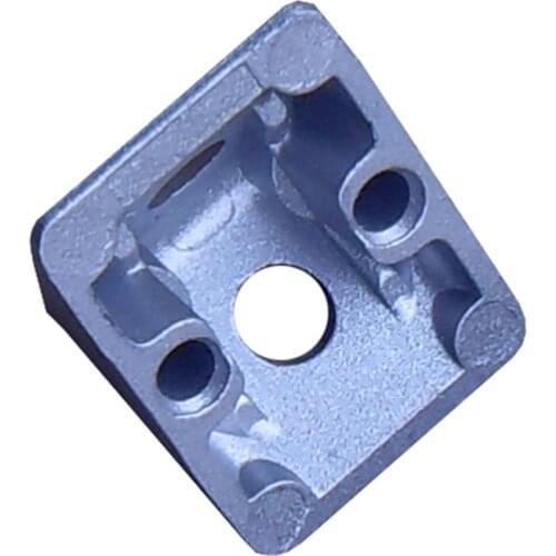 1 Pcs corner fitting angle zinc connector bracket fastener 2020 3030 4040 and PVC cover for industrial aluminum profile