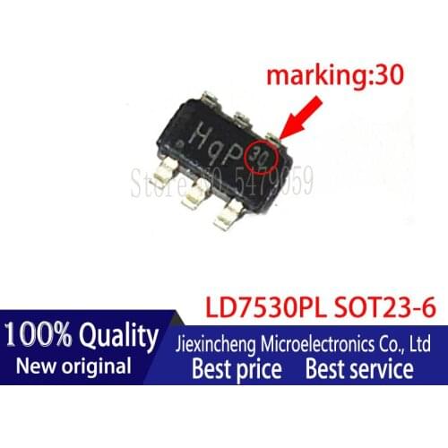 10PCS LD7530PL 30 LD7530/LD5530RGL 30R LD5530/LD7539RGL 39R LD7539/LD7538RGL 38R LD7538 SOT23-6 New original