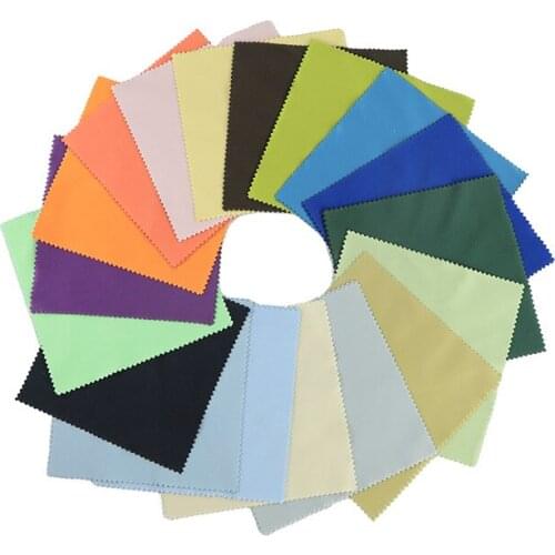 100Pc Soft Eyewear Cleaning Cloth 13*13cm Microfiber Cleaner Cloth for Camera Glasses Eyeglass Sunglasses Lens Phone Screen Wipe