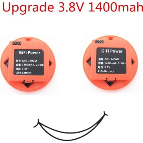 2PCS Upgrade Battery 3.8V 1400mah For MITU Battery For Xiaomi MiTu Quadcopter Drone Accessories