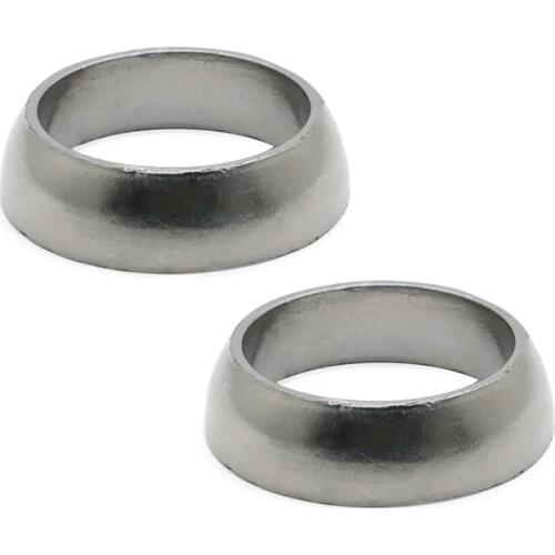 2PCS Exhaust Pipe Downpipe to Catback Gasket Donut flange Seal For For Polaris ATV Quad Sportsman 600 700 800 Replace 3610047