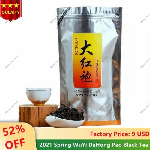 2021 China Da Hong Pao Oolong Chinese Big Red Robe Sweet Taste Dahongpao Oolong Organic Green Food Pot