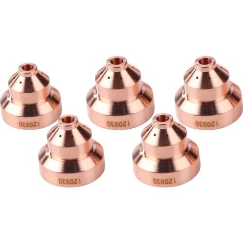 5pcs 120930 Plasma Torch Tip Protective Cover Cutting Nozzles Plasma Consumable Replacement Parts for Plasma Cutting Welding