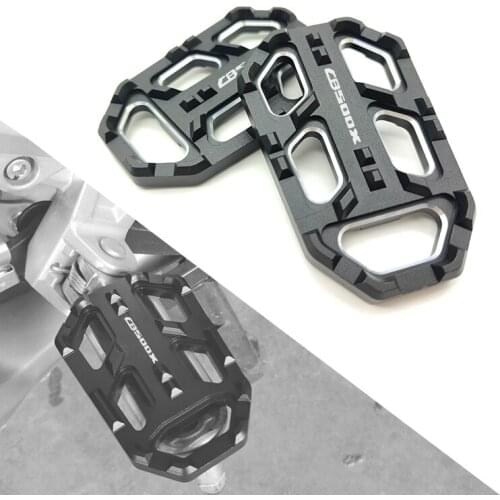For CB 500X CB500 X CB500X 2015 2016 Motorcycle Accessories Billet Wide Footpegs Pedals Rest Widening Footpegs