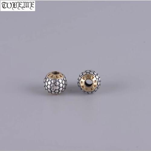 Handcrafted 925 Silver Jewelry Beads Buddhist Malas Markers DIY Jewelry Findings Beads Bracelet Beads