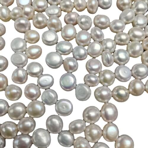 10pieces loose beads freshwater pearl white baroque pearl 8-9mm wholesale for DIY for jewelry