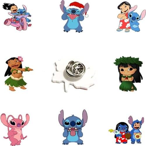 Disney Star Baby Pattern Backpack Jewelry Pins Lapel Epoxy Acrylic Pins And Brooches Badges Friends Children Gifts