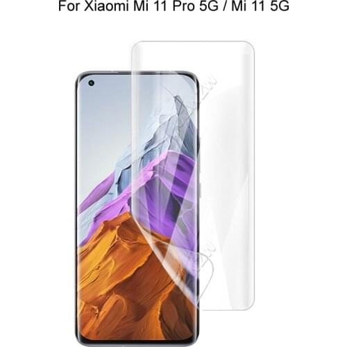 For Xiaomi Mi 11 / Mi 11 Pro 5G Full Cover Soft Hydrogel Film Screen Protector