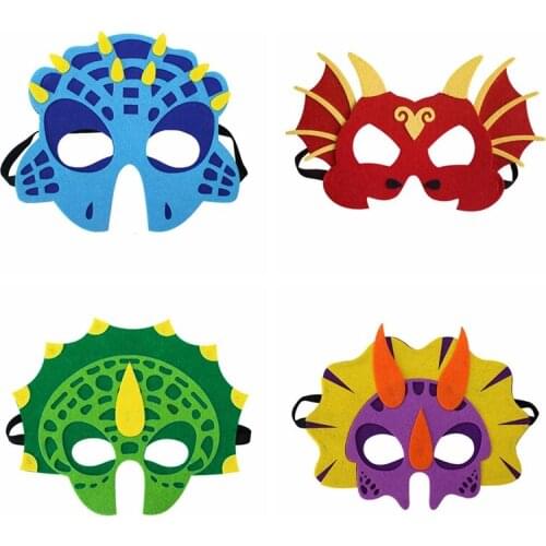 Superhero Dinosaur Mask Haloween Costumes Tyrannosaurus rex Stegosaurus Pterosaur Costume Party Favors Haloween Cosplay Mask