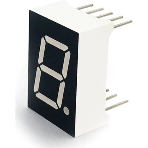 MCIGICM 10pcs common Cathode 1 Bit digital Tube 0.5" 0.5in. Red LED Display 7 segmentos LED Digital tube