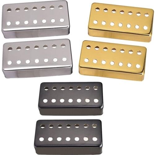Pack of 2 Humbucker Pickup Covers Brass for 7 String Electric Guitar Accessory