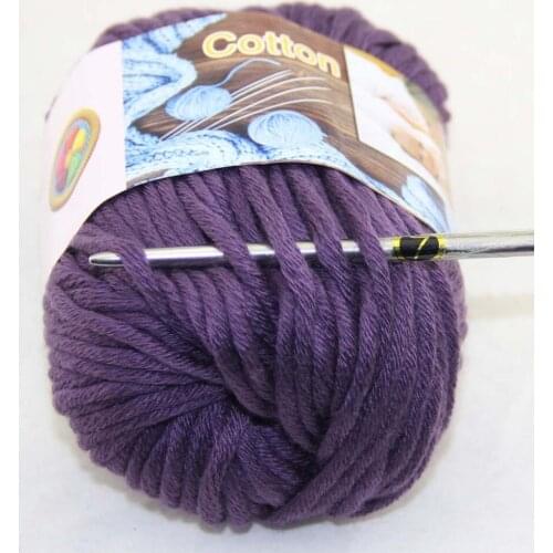 LOT Color optional 1 BallsX50g Special Thick Worsted 100% Cotton Knitting Yarn 422-27