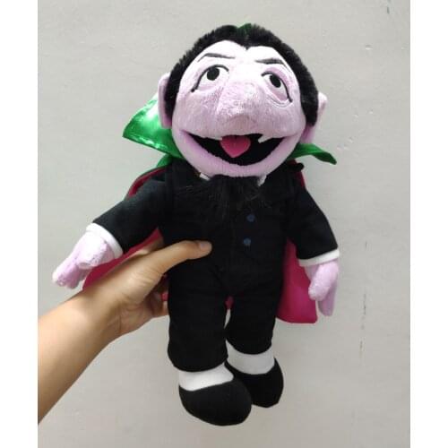 Count Von Count Sesame Street Plush Soft Toy Gund 14"new