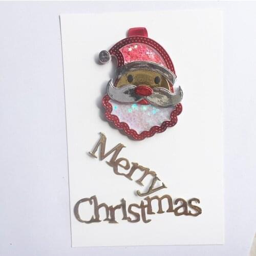 Merry Christmas Metal Cutting Dies For Scrapbooking photo/ablum card Making chirstimas letters die Embossing Card crafts decor