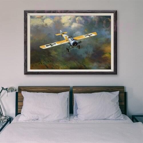 T001 War Plane Flight Operations Retro Classic Painting 77 Custom Silk Poster Home Deco Wall Art Christmas Gift