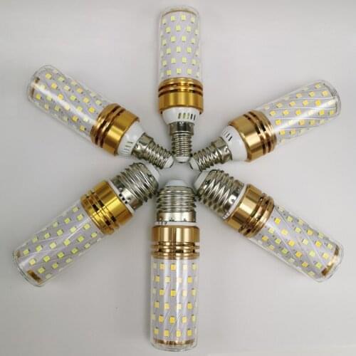 E14 E27 16W LED Corn light Bulb SMD2835LED Bulb 110V220V 3 Color Temperature Integrated LED Candle light Spotlight Energy saving