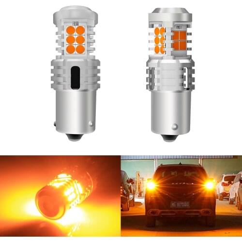 BMTxms Canbus LED Signal Light PY21W P21W BAU15S BA15S T20 Amber For BMW E87 F20 F22 F45 F46 E46 E90 E91 E92 F30 E60 E61 63 65