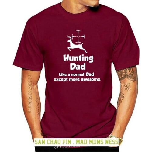 Tops Summer Cool Funny T-ShirtFunny Hunter Gift T-Shirt - HUNTS DAD - Shooting Gift Idea / Fathers Day Gift Tee Shirt