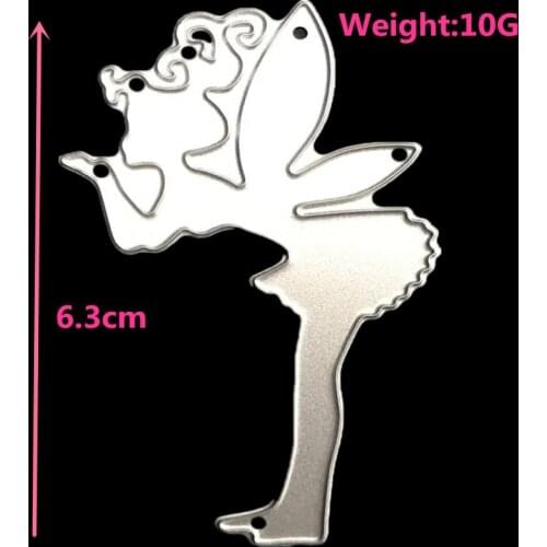 Fair Girl Carbon Steel Knife Mold DIY Scrap Booking Embossing Folder Suit For Sizzix Fustella Shot Cutting Machine D001