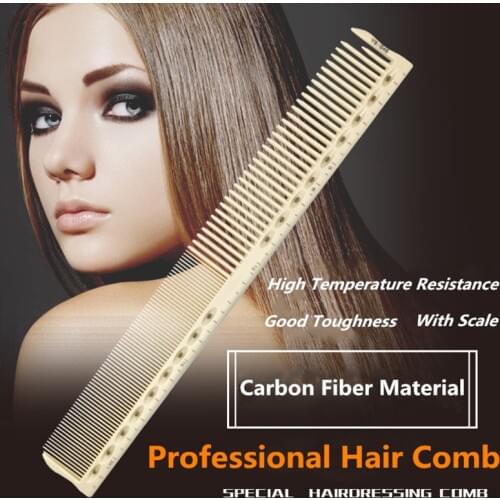1PC Double-sided Laser Scale Hair Comb Pro Hair Brushes Salon Hairdressing Comb With Handle Hair Cutting Styling Tools G0706