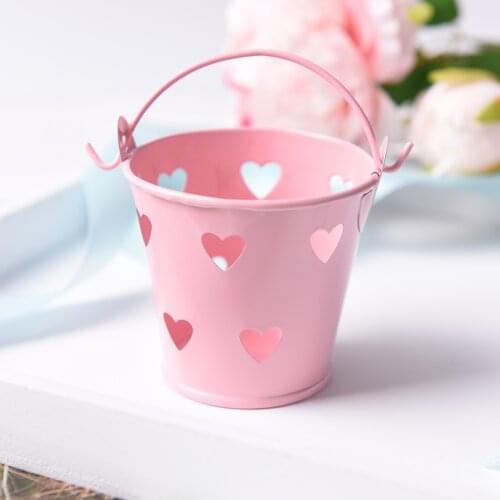 1pcs Hollow Heart Pen Pencil Holder Mini Metal Makeup Brush Storage Container Desk Organizer