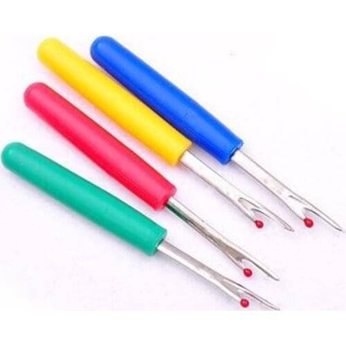 4Pcs Plastic Handle Craft Thread Cutter Seam Ripper Stitch Unpicker Sewing Tool Take out stitches cutter