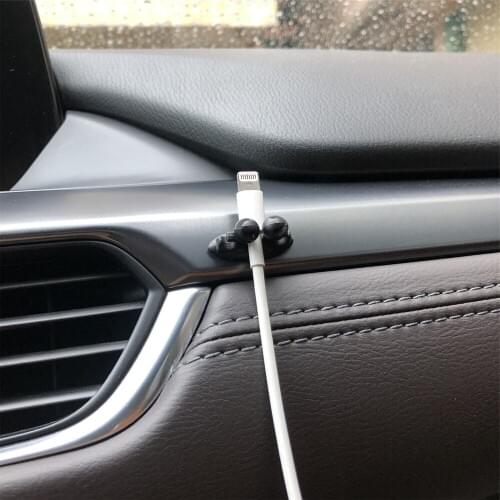 8pcs Car Wire Clip Stickers for Mitsubishi GT-PHEV XR-PHEV Delica Xpander L200 Mirage Samurai EX FORTIS