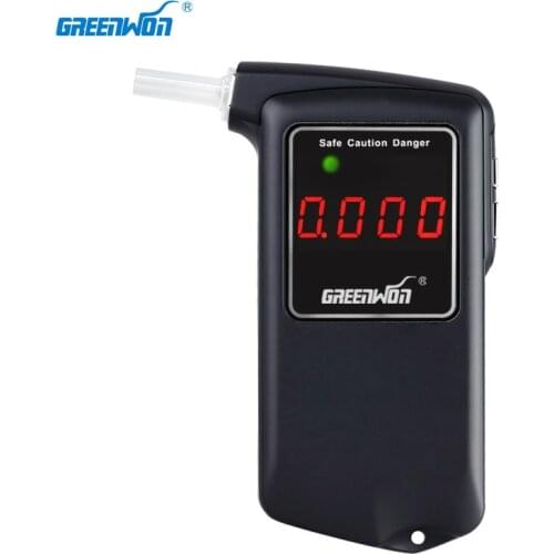 GREENWON Digital Breath Alcohol Tester LCD Breathalyzer Parking Detector car Gadget with Backlight Driving Essentials AT858S