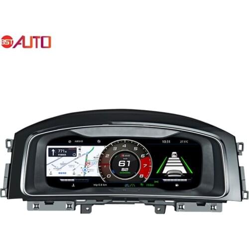 12.3 inch Linux System Car speedometer dashboard LCD instrument auto meter for Volkswagen VW car