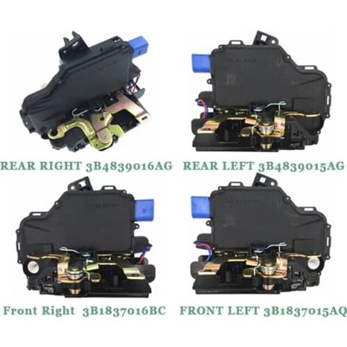 FOR VW T5 POLO SKODA FABIA ROOMSTER 3B1837015AQ 3B1837016BC 3B4839015AG 3B4839016AG Front Rear Left Right Door Lock Actuator