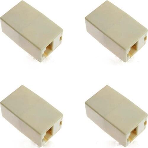 Ethernet Dual Straight Head Cat5 Rj45 Lanethernet Cable Extender Joiner Adapter Coupler Connector Plug Network Cable Connectors